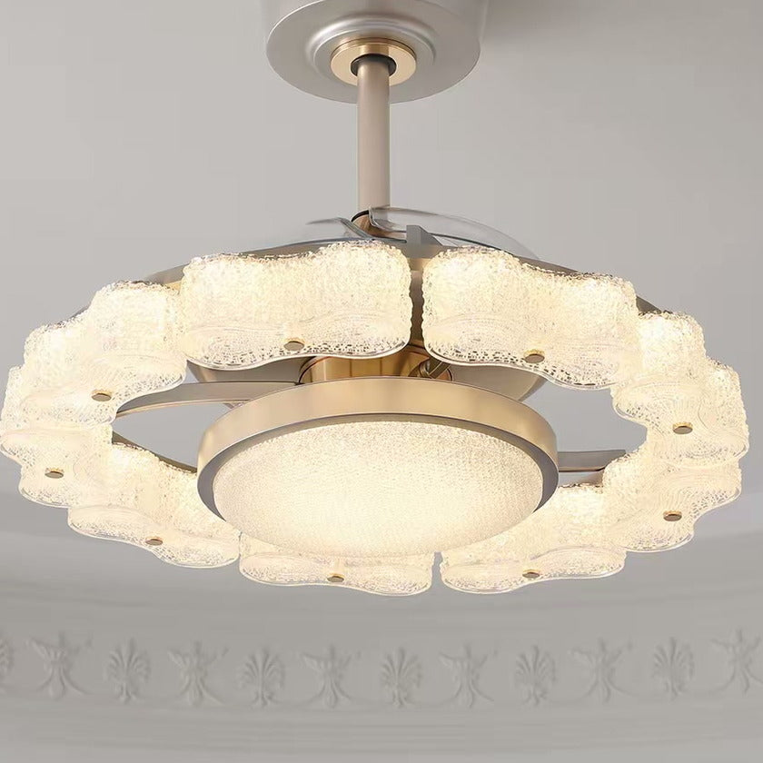 PALERILL AM0359 — French Cream Ceiling Fan Light (view 2)