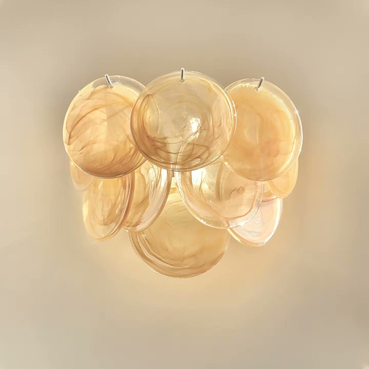 PALERILL AM0361 — French Cloud Glass Wall Light (view 2)
