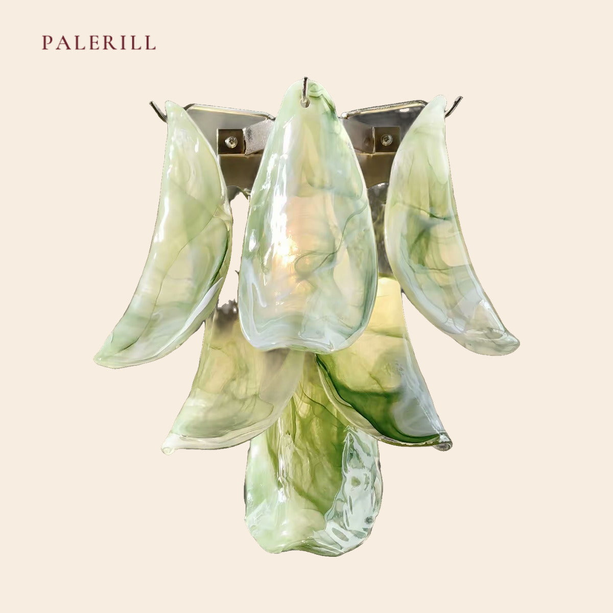 Murano Petal Glass Wall Light — PALERILL AM0366