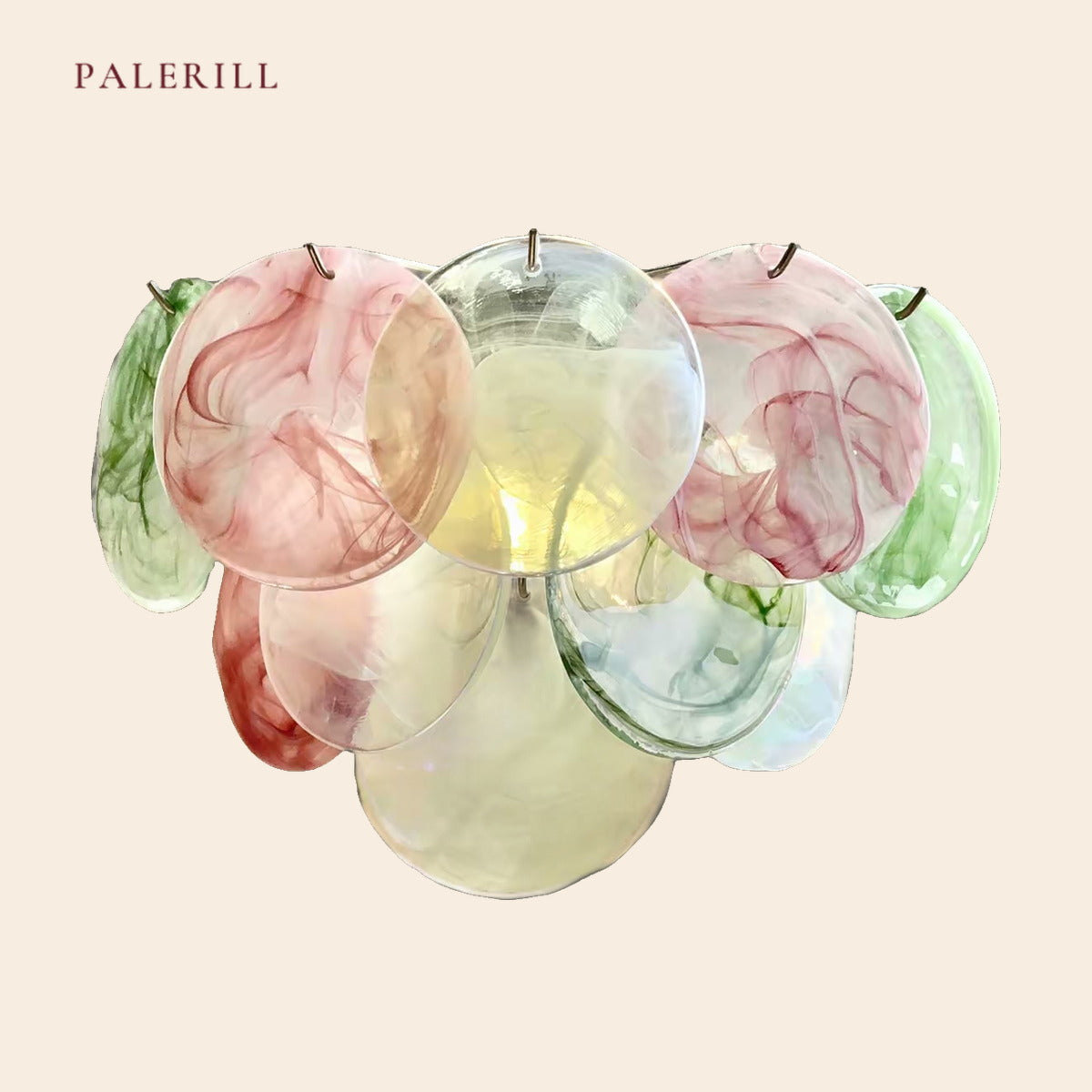 PALERILL AM0367 — Murano Colour Glass Wall Light (view 2)