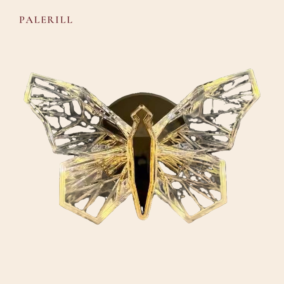 Rechargeable Gold Butterfly Wall Light — PALERILL AM0368