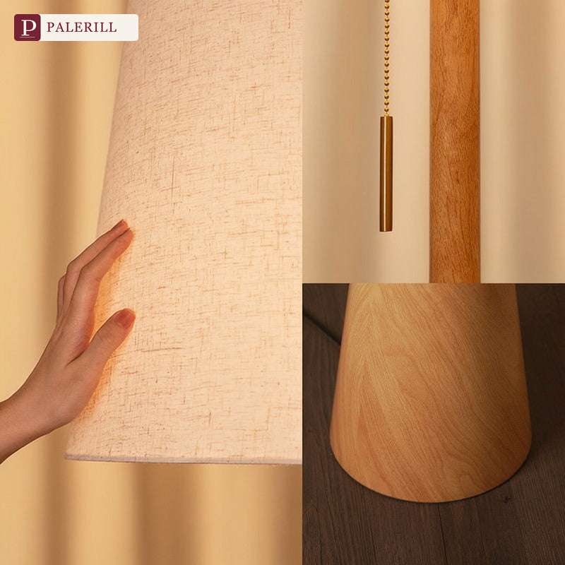 PALERILL | Natural Wood Luxury Floor Lamp