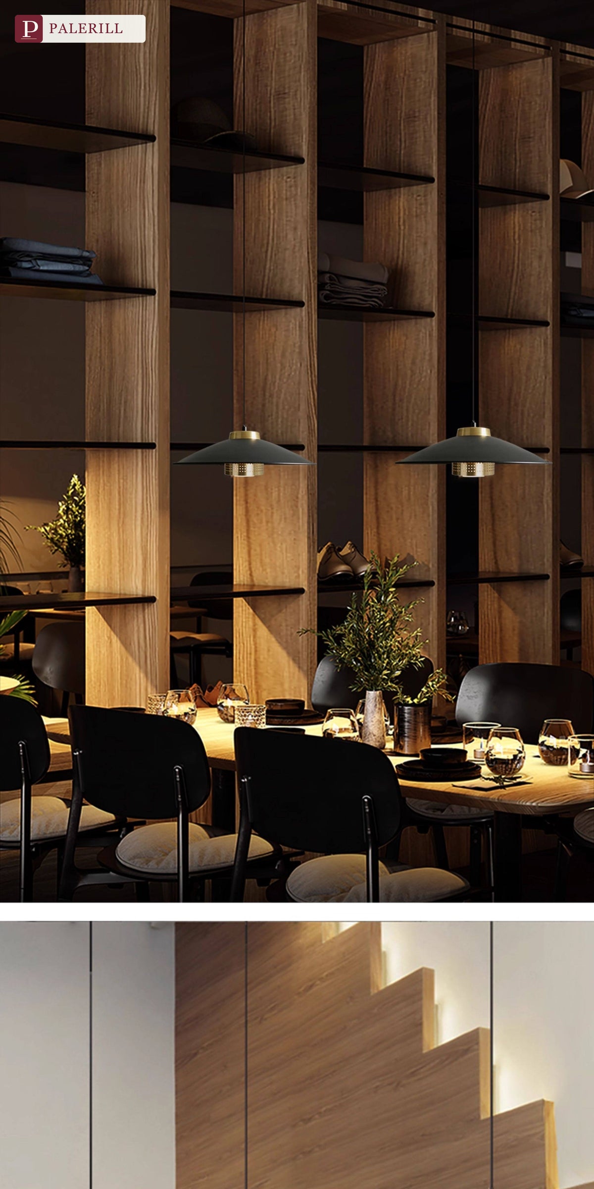 PALERILL | Minimalist LED Pendant Light for Dining & Commercial