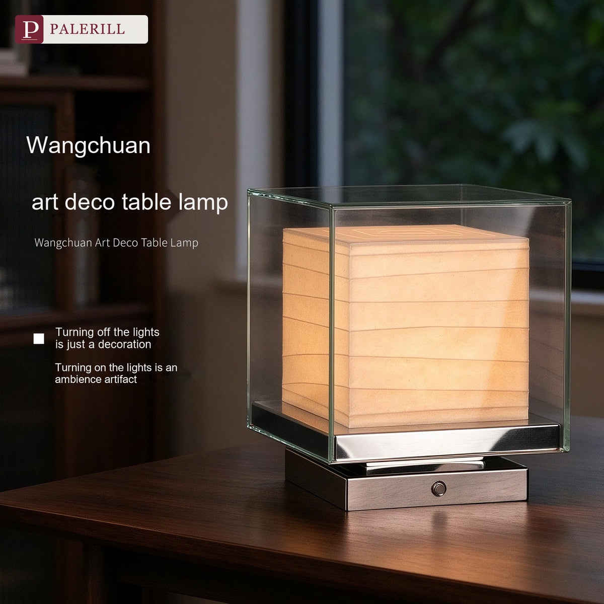 PALERILL | Bauhaus Japanese Rechargeable Table Lamp