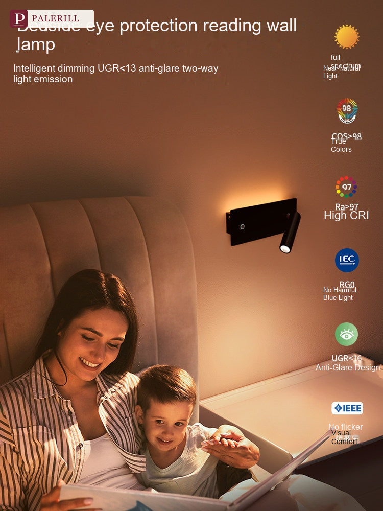 PALERILL | Full-Spectrum Dimmable Wall Reading Light