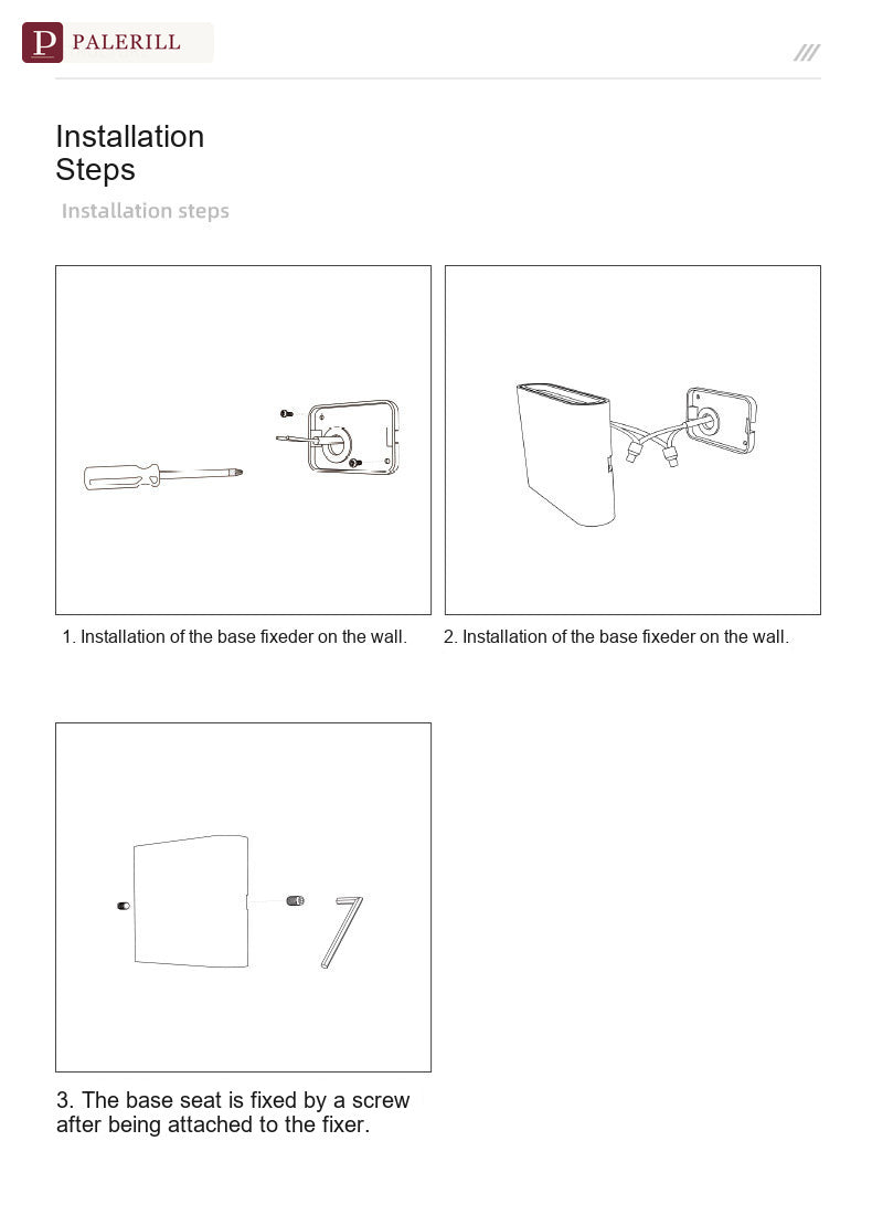 PALERILL | Ultra-Slim Mini Wall Light for Hallway & Stairs