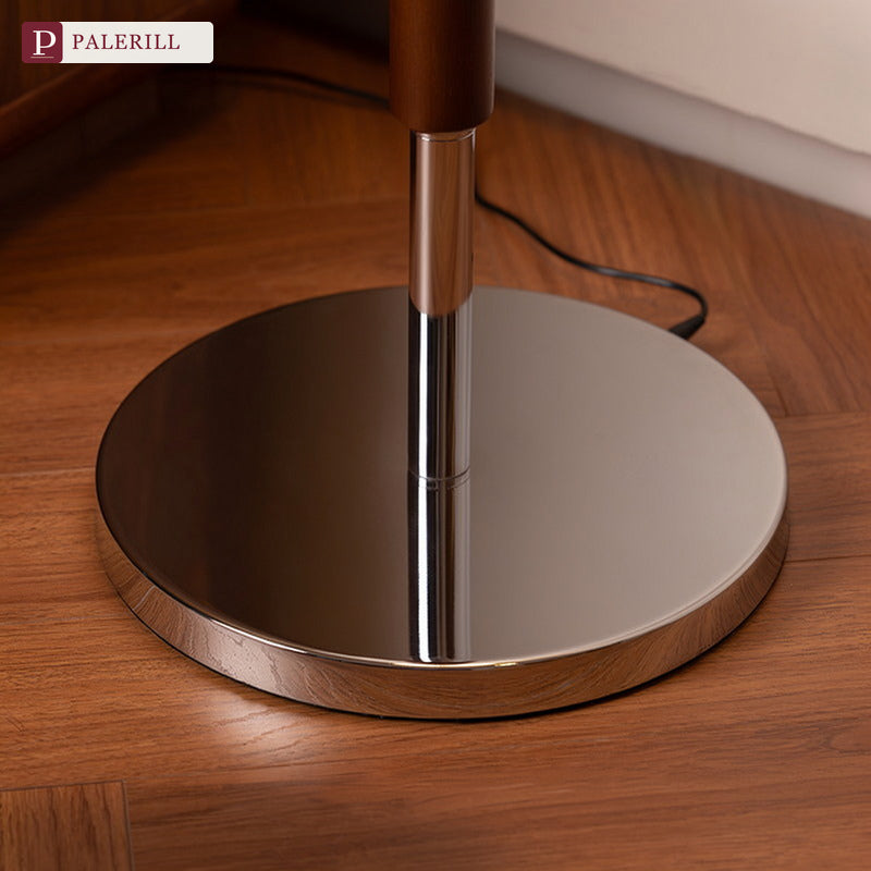PALERILL | French Luxury Mid-Century Solid Wood Floor Lamp