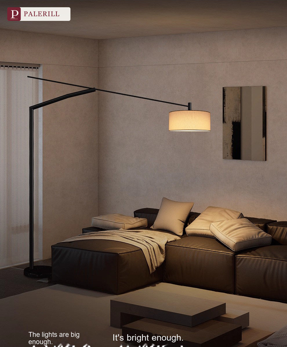 PALERILL | Large Arc Floor Lamp for High-Ceiling Spaces