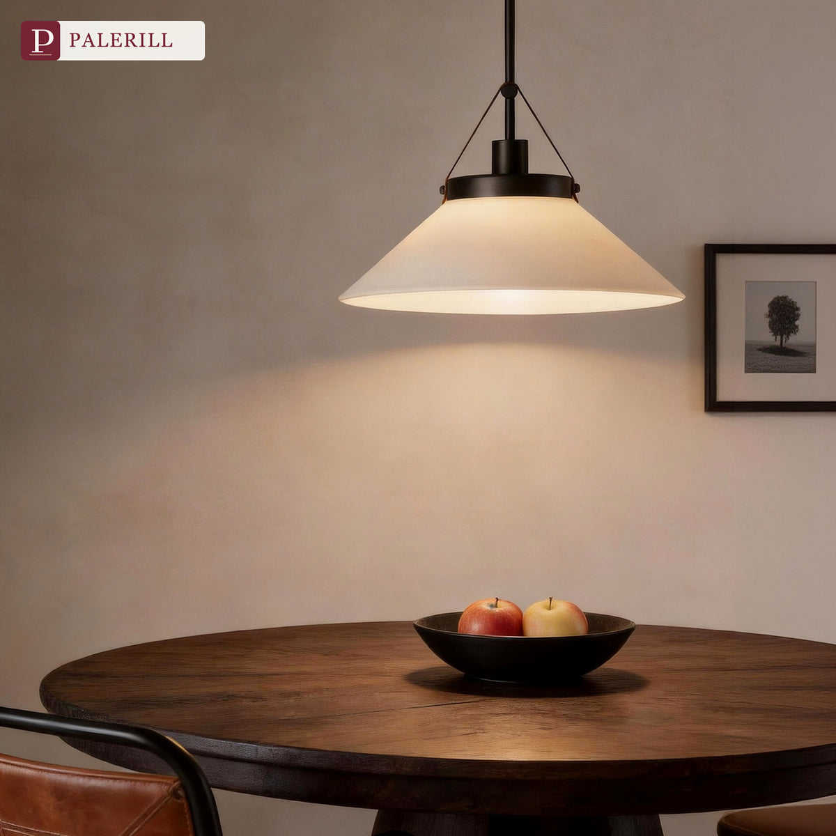 PALERILL | Vintage Flying Saucer Pendant Light, Wabi-Sabi Style