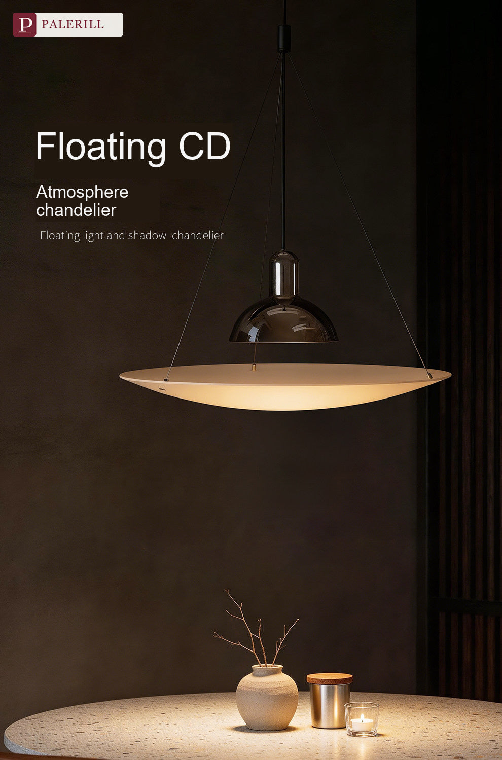 PALERILL | Nordic Italian Flying Saucer Pendant Light