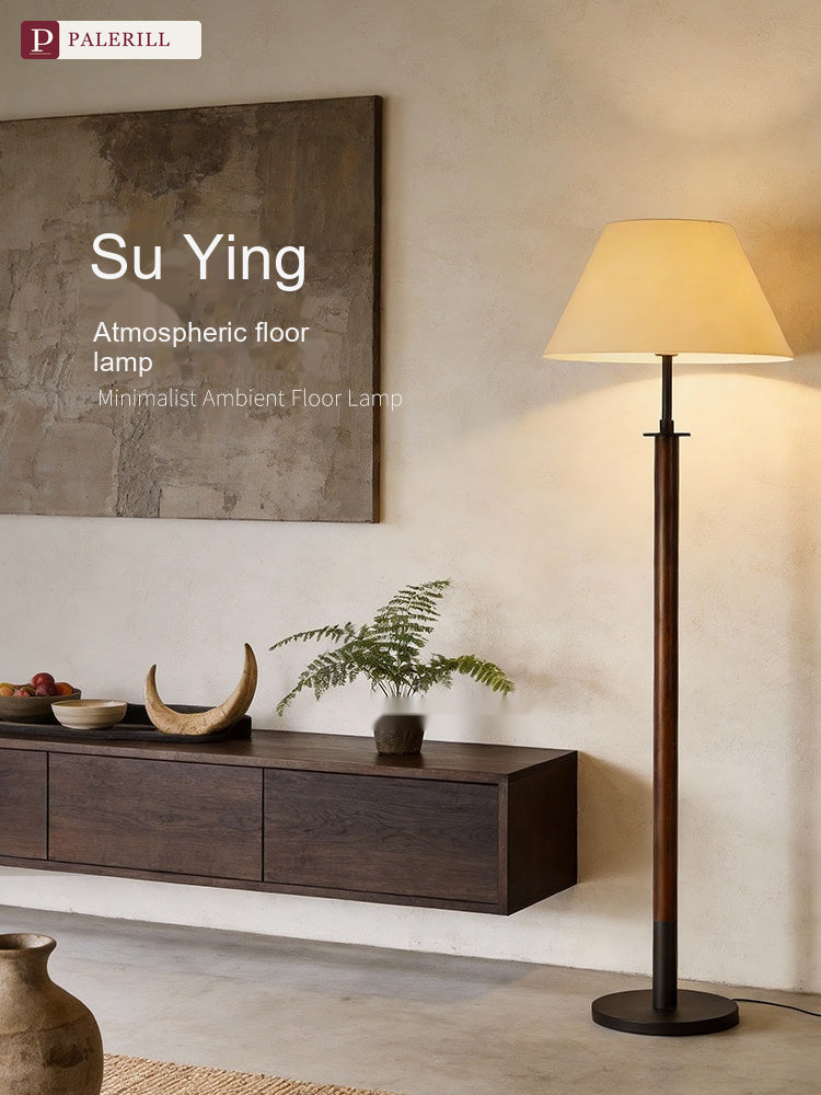 PALERILL | Mid-Century Solid Wood Dimmable Floor Lamp II