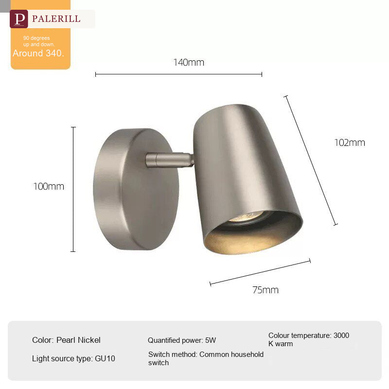 PALERILL | Full-Spectrum Wall Reading Light