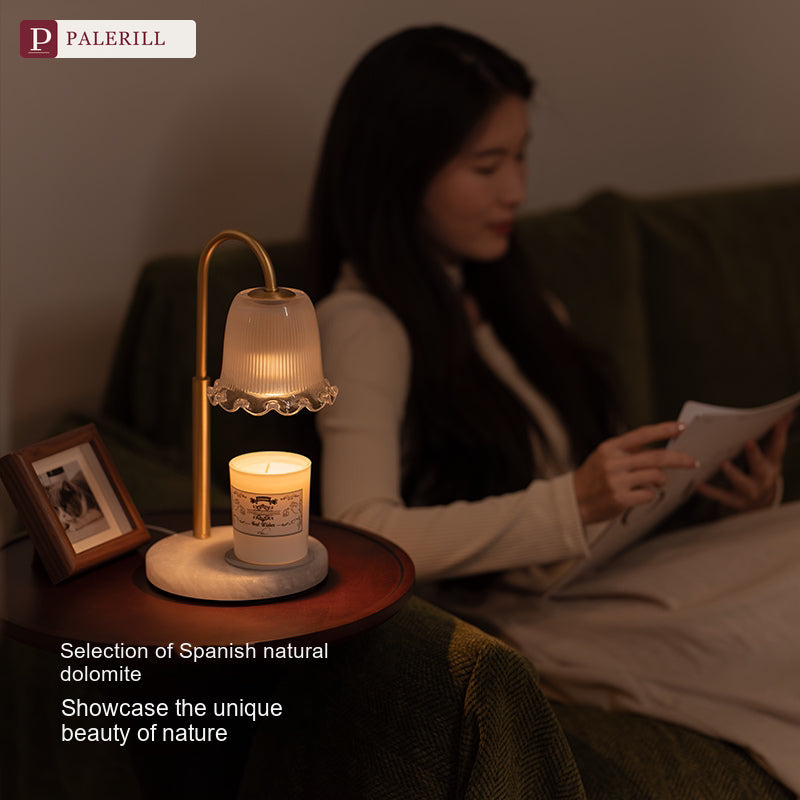 PALERILL | Brass & Dolomite Fragrance Lamp