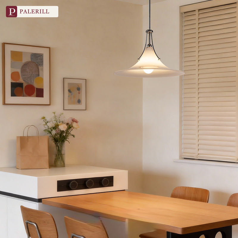 PALERILL | Bauhaus Glass Magnolia Art Pendant Light