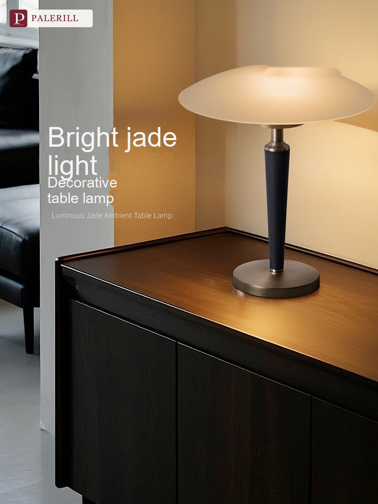 PALERILL | Wabi-Sabi Jade-Glow Vintage Table Lamp