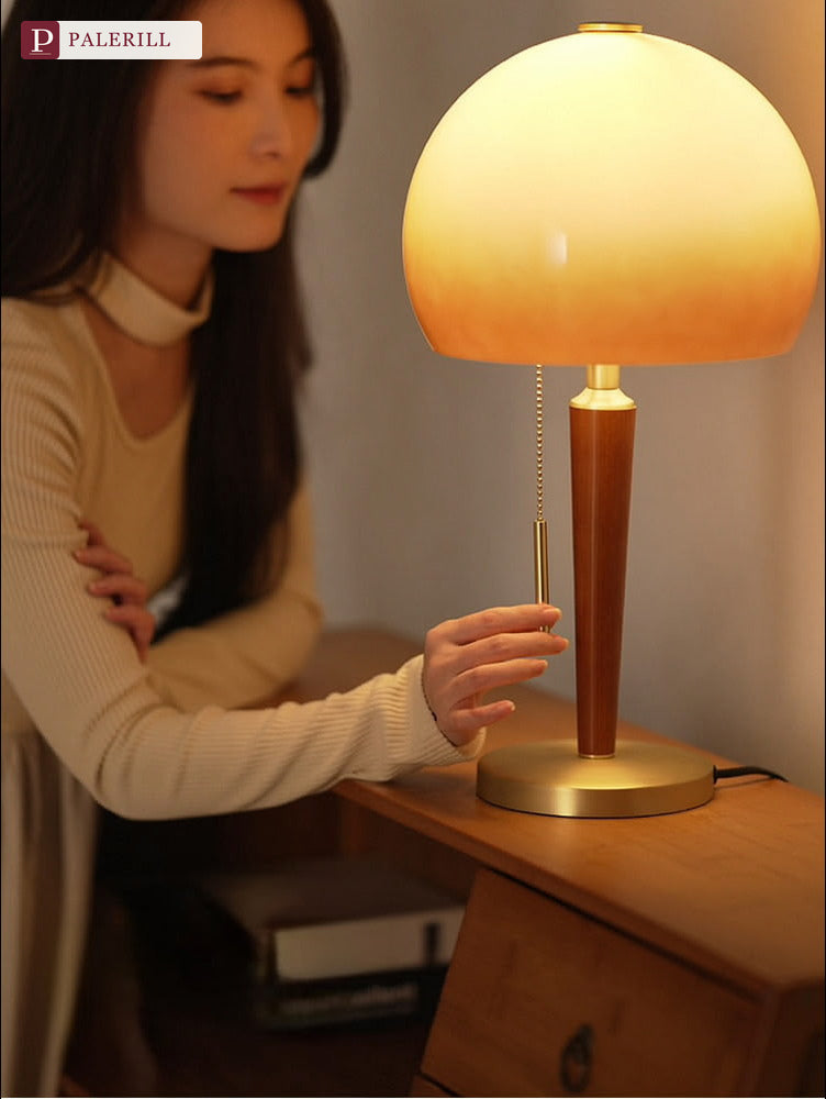 PALERILL | Sunset Mushroom Glass Table Lamp