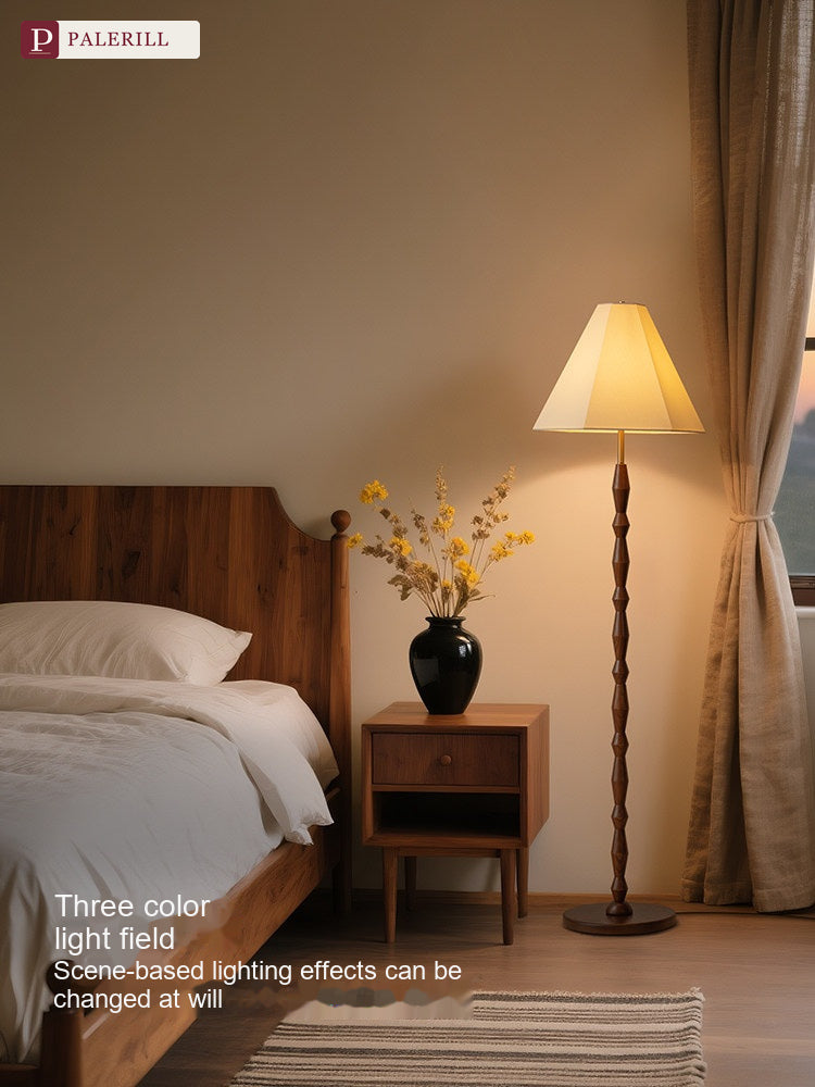 PALERILL | Bauhaus Solid Wood Dimmable Floor Lamp