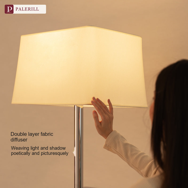 PALERILL | Smart Soft-Glow Floor Lamp with Shelf