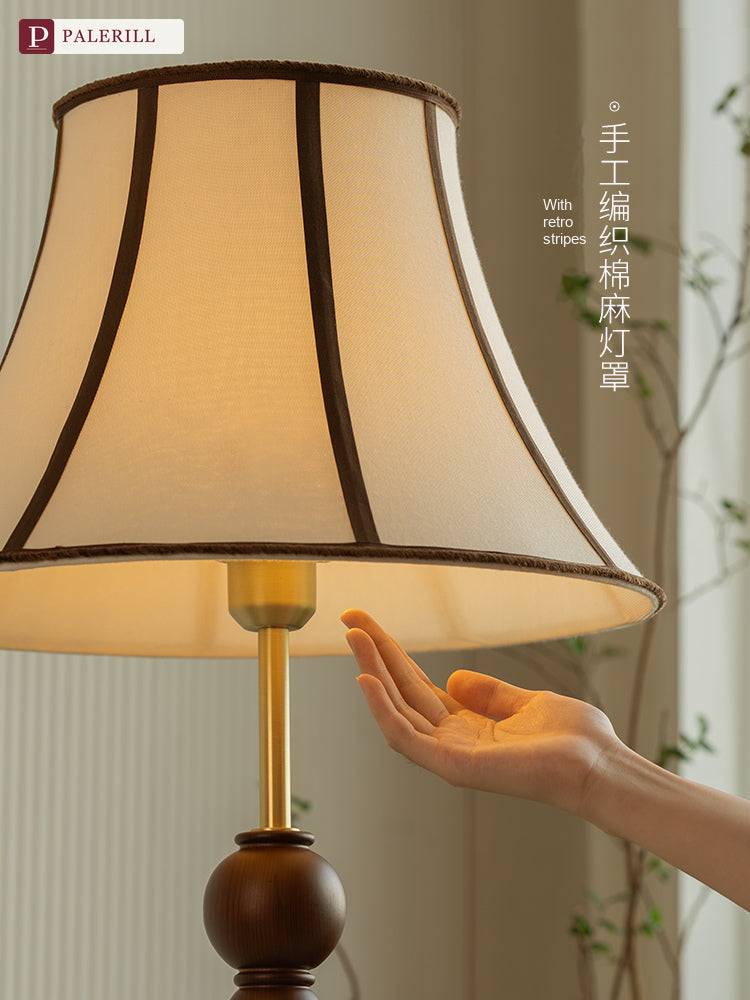 PALERILL | French Vintage Solid Wood Floor Lamp