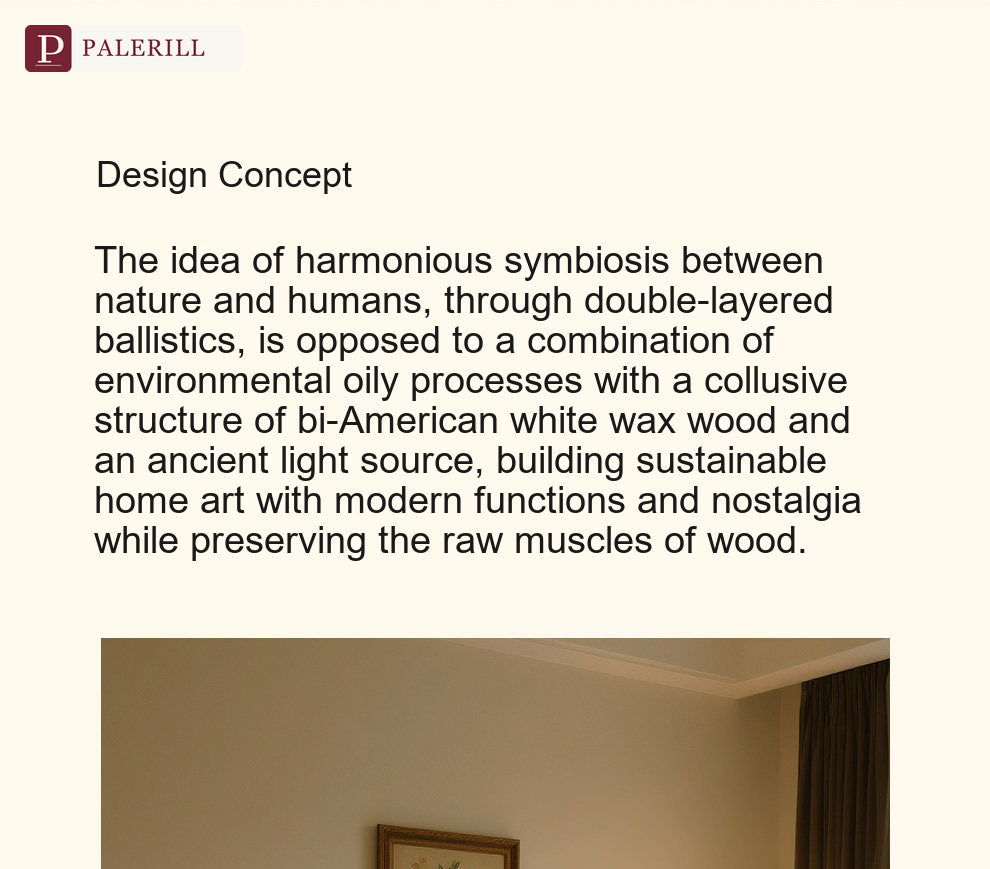 PALERILL | American Retro Eye-Care Floor Lamp