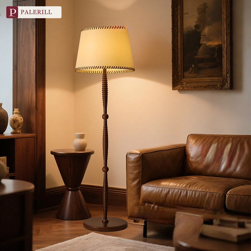 PALERILL | New Chinese Style Solid Wood Floor Lamp