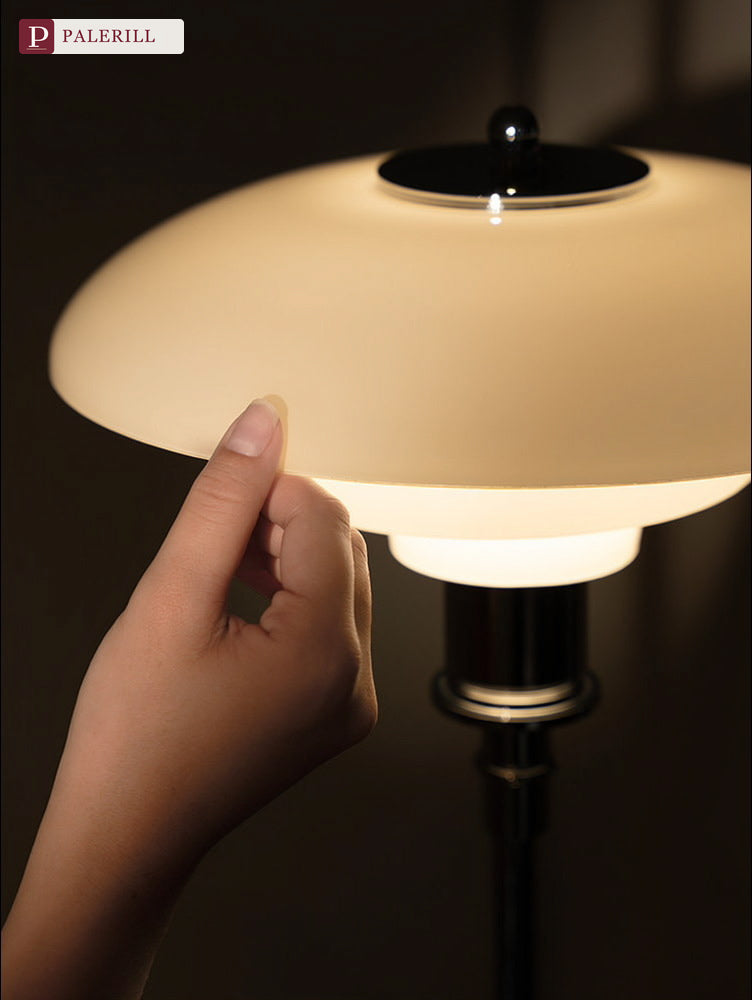 PALERILL | Danish Designer Glass Floor Lamp, PH3 Style