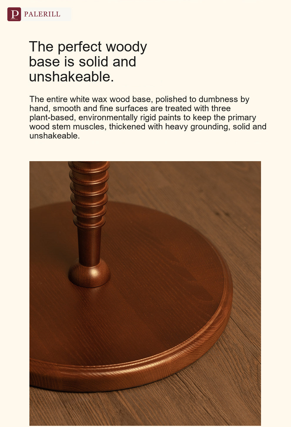 PALERILL | New Chinese Style Wood Grain Table Lamp