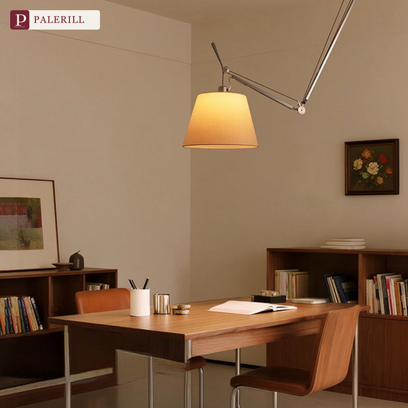 PALERILL | Adjustable Swing-Arm Pendant Light, Tolomeo Style