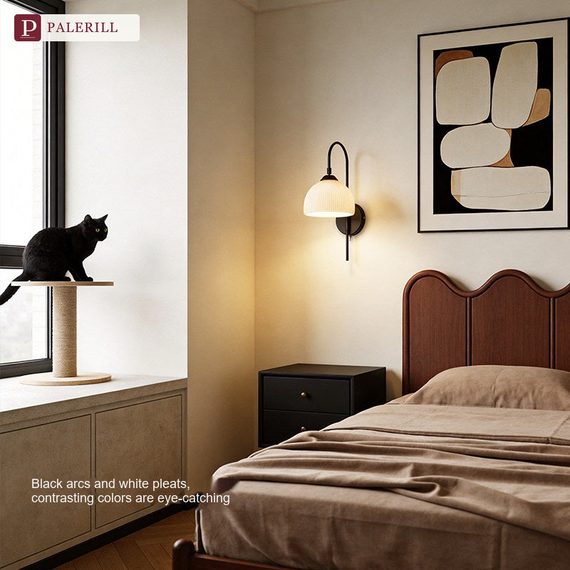 PALERILL | French Retro Glass Wall Light, Vintage Style