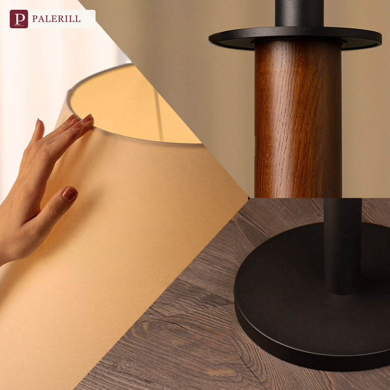 PALERILL | Mid-Century Solid Wood Dimmable Floor Lamp II
