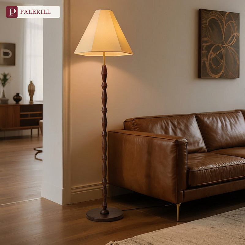 PALERILL | Bauhaus Solid Wood Dimmable Floor Lamp
