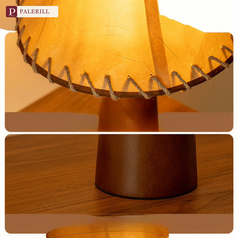 PALERILL | Mid-Century Solid Wood Table Lamp