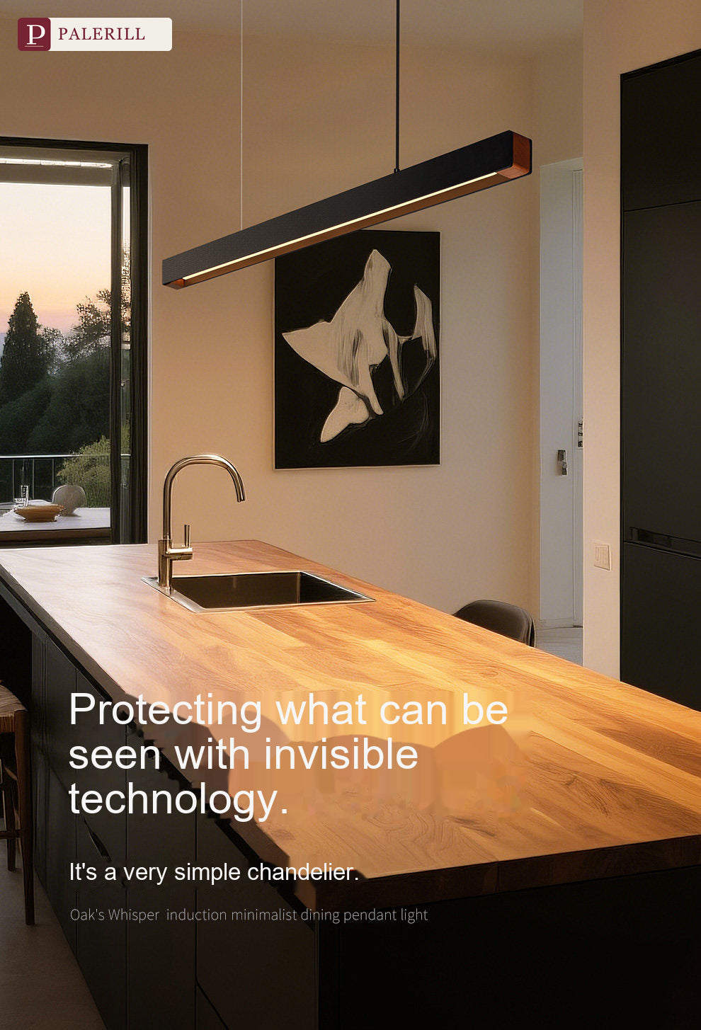 PALERILL | Linear Dining Pendant Light for Kitchen Island