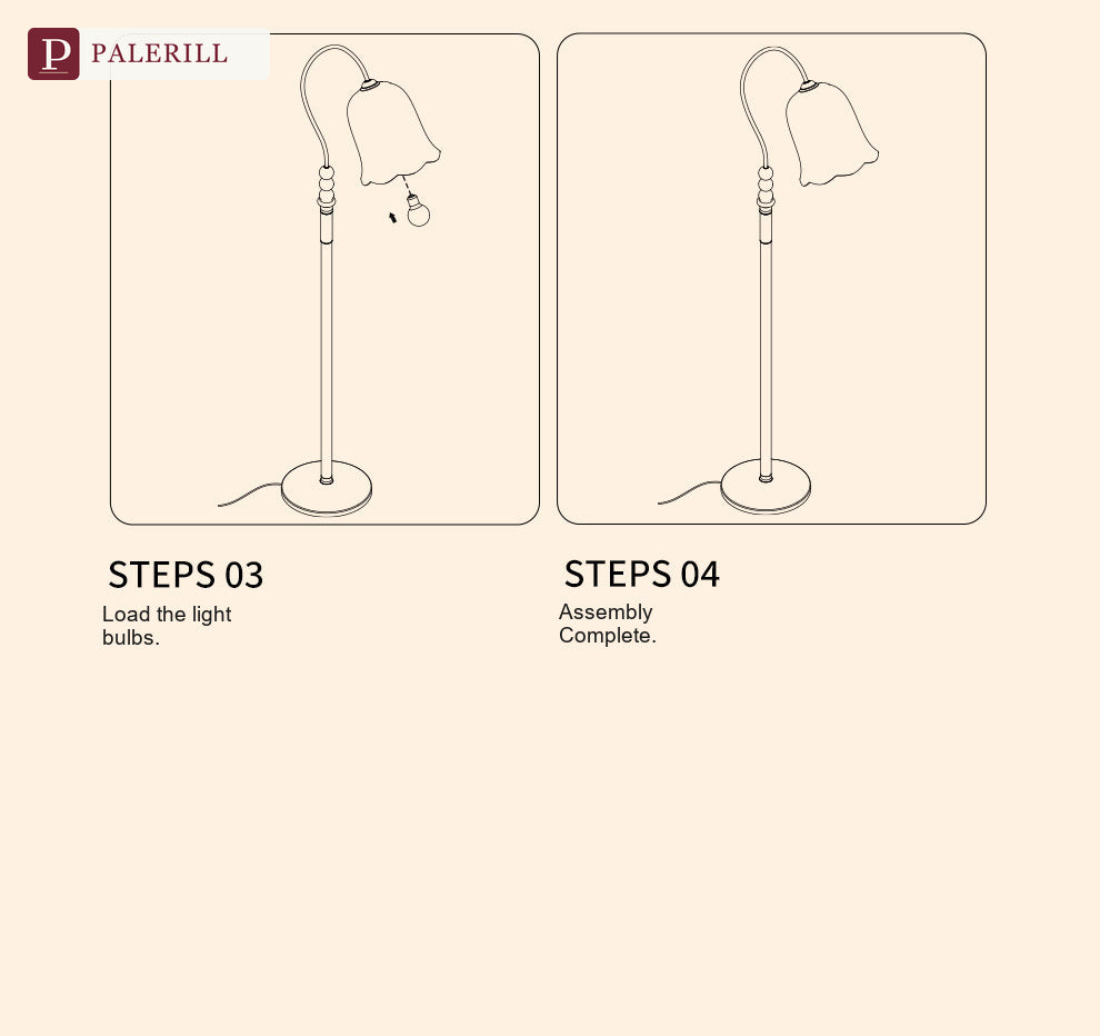 PALERILL | Nanyang Style Mid-Century Floor Lamp