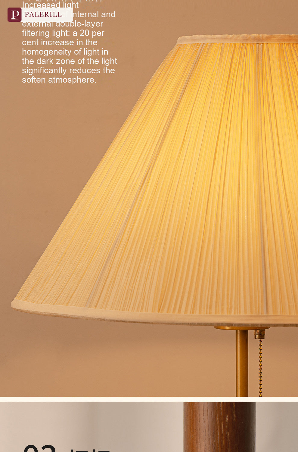 PALERILL | Mid-Century Full Brass Floor Lamp