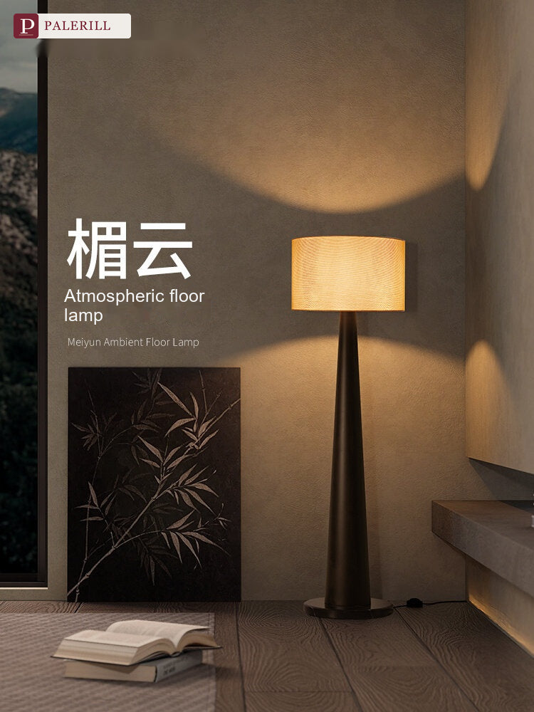 PALERILL | Italian Minimalist Designer Floor Lamp in Solid Wood