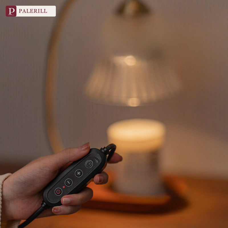 PALERILL | Brass & Solid Wood Fragrance Lamp