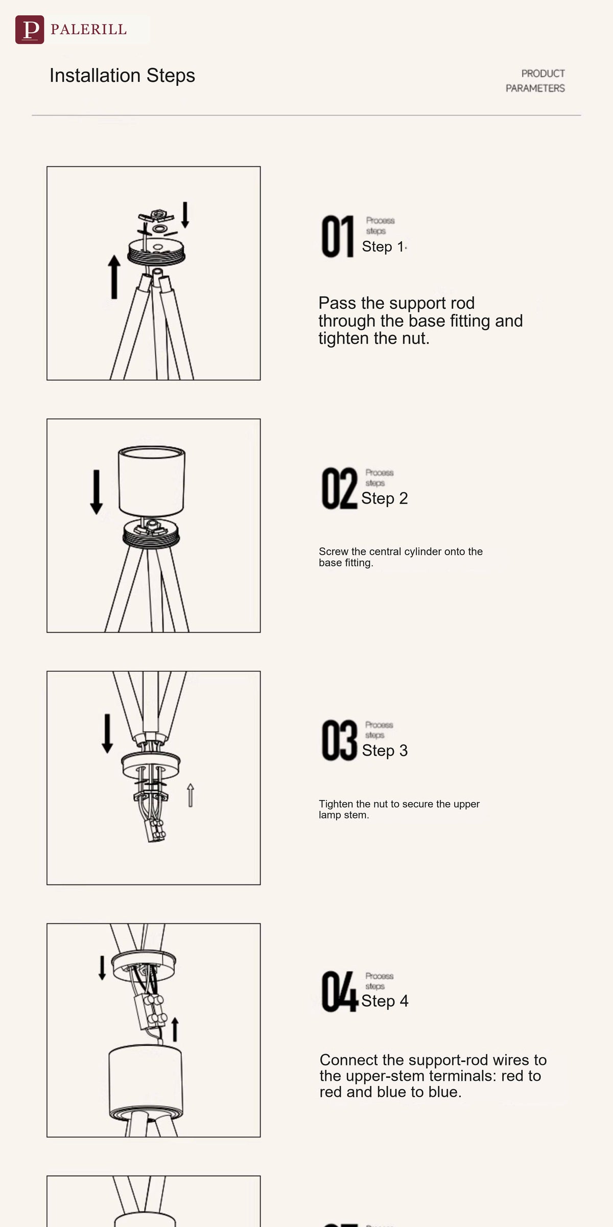 PALERILL | Modern Minimalist Corner Floor Lamp