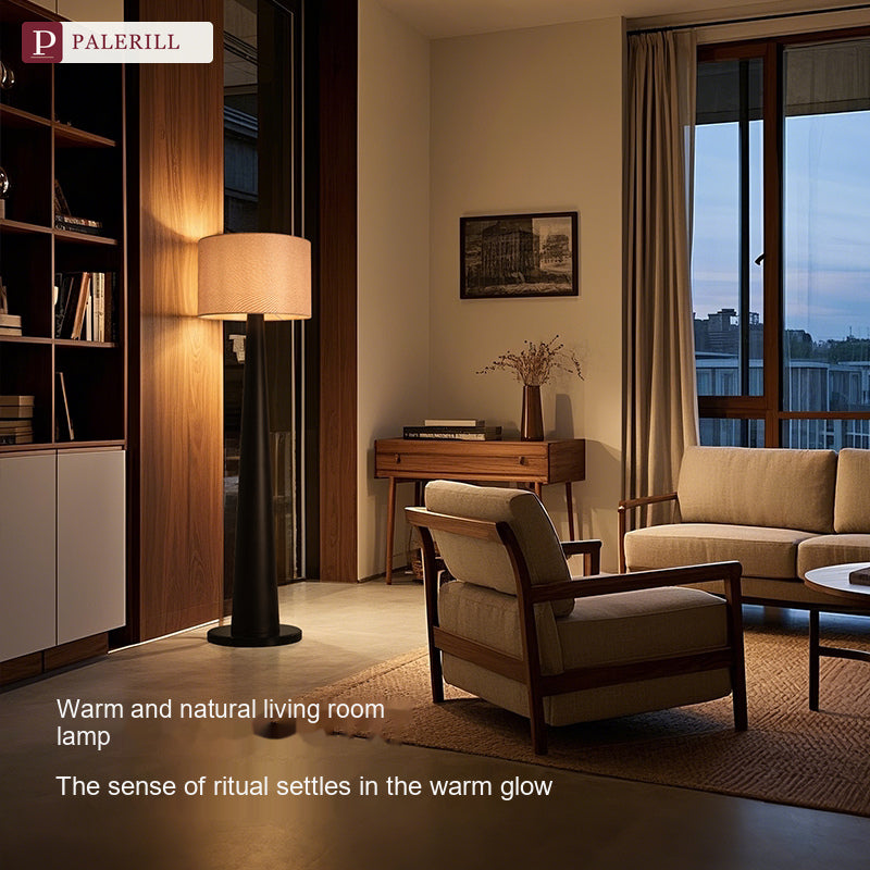 PALERILL | Italian Minimalist Designer Floor Lamp in Solid Wood