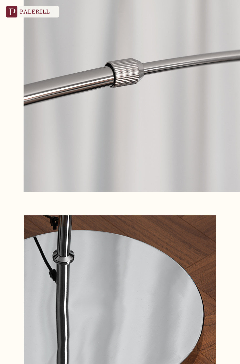 PALERILL | Luxury Arc Reading Floor Lamp
