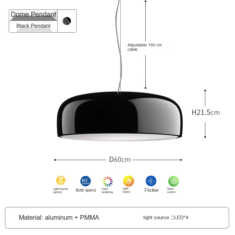 Dome Pendant & Ceiling Light — AM0161, view 8