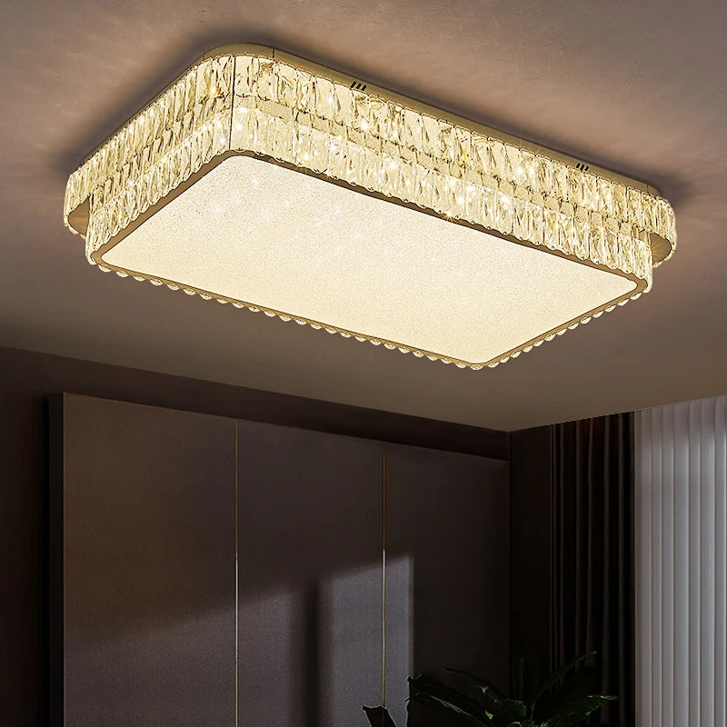 AM0121 · French Flush Mount Diamond Ceiling Light for Bedrooms · 6 Configurations — AM0121, view 2