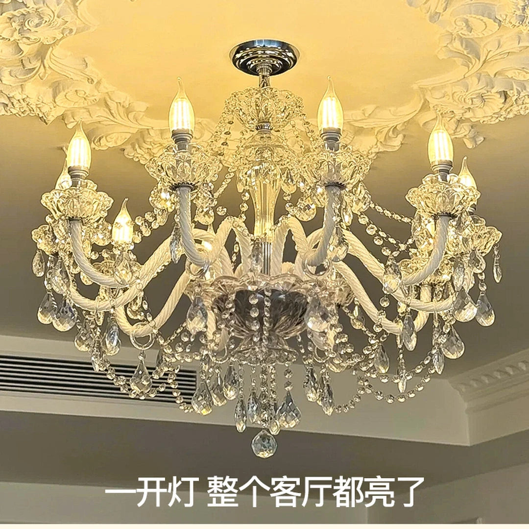 AM0013 · French Crystal Palace-Inspired Zinc Alloy Chandelier for Dining Rooms — AM0013, view 2