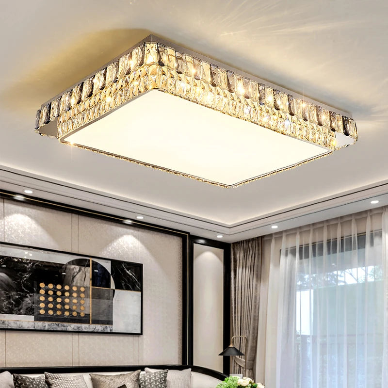 AM0115 · French Flush Mount Rectangular Ceiling Light for Bedrooms · 5 Configurations — AM0115, view 2