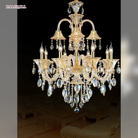 9 heads, K9 crystal, dia. 67 cm, H 86 cm · 7W