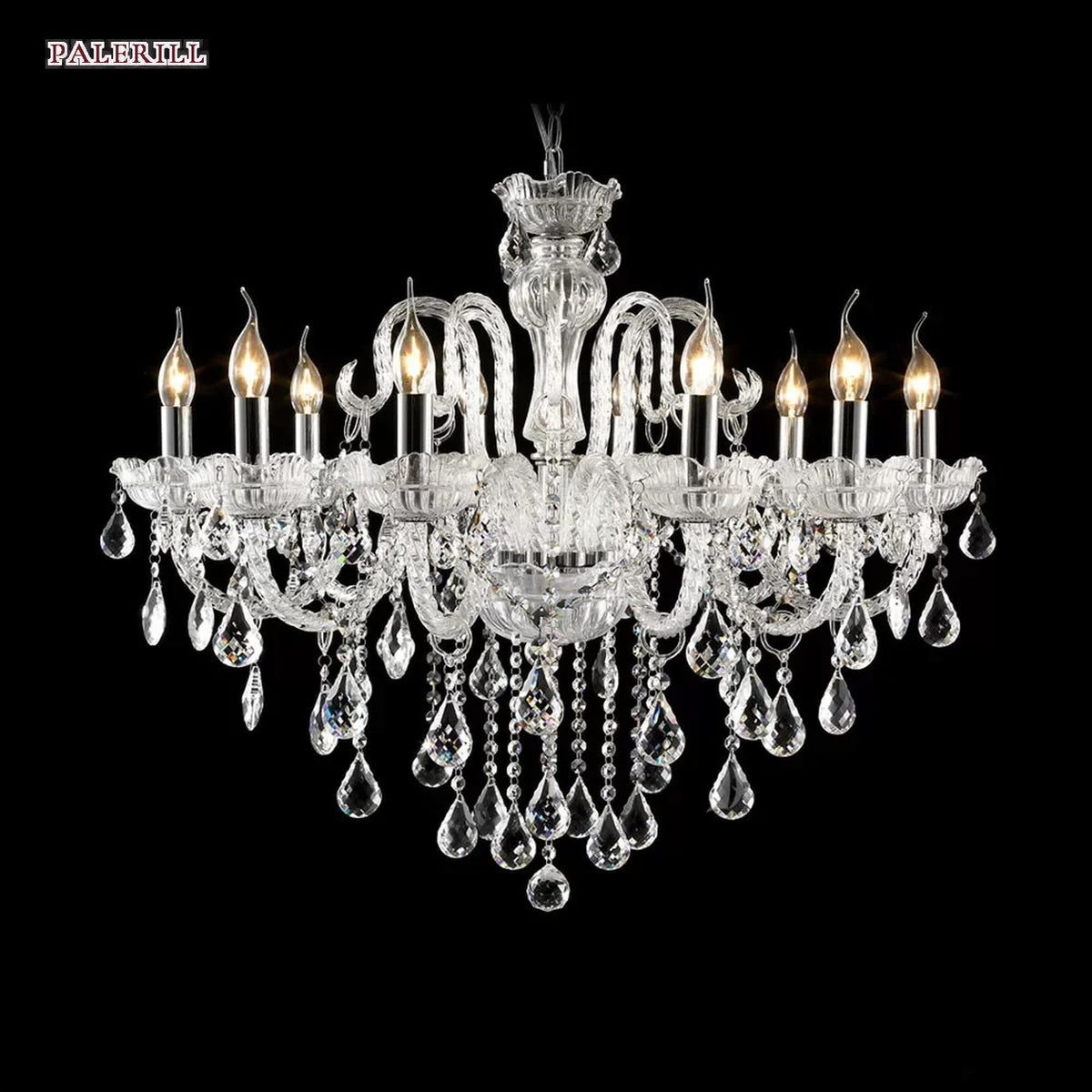 AM0766 — European Crystal Chandelier for Loft Spaces & Duplex Spaces