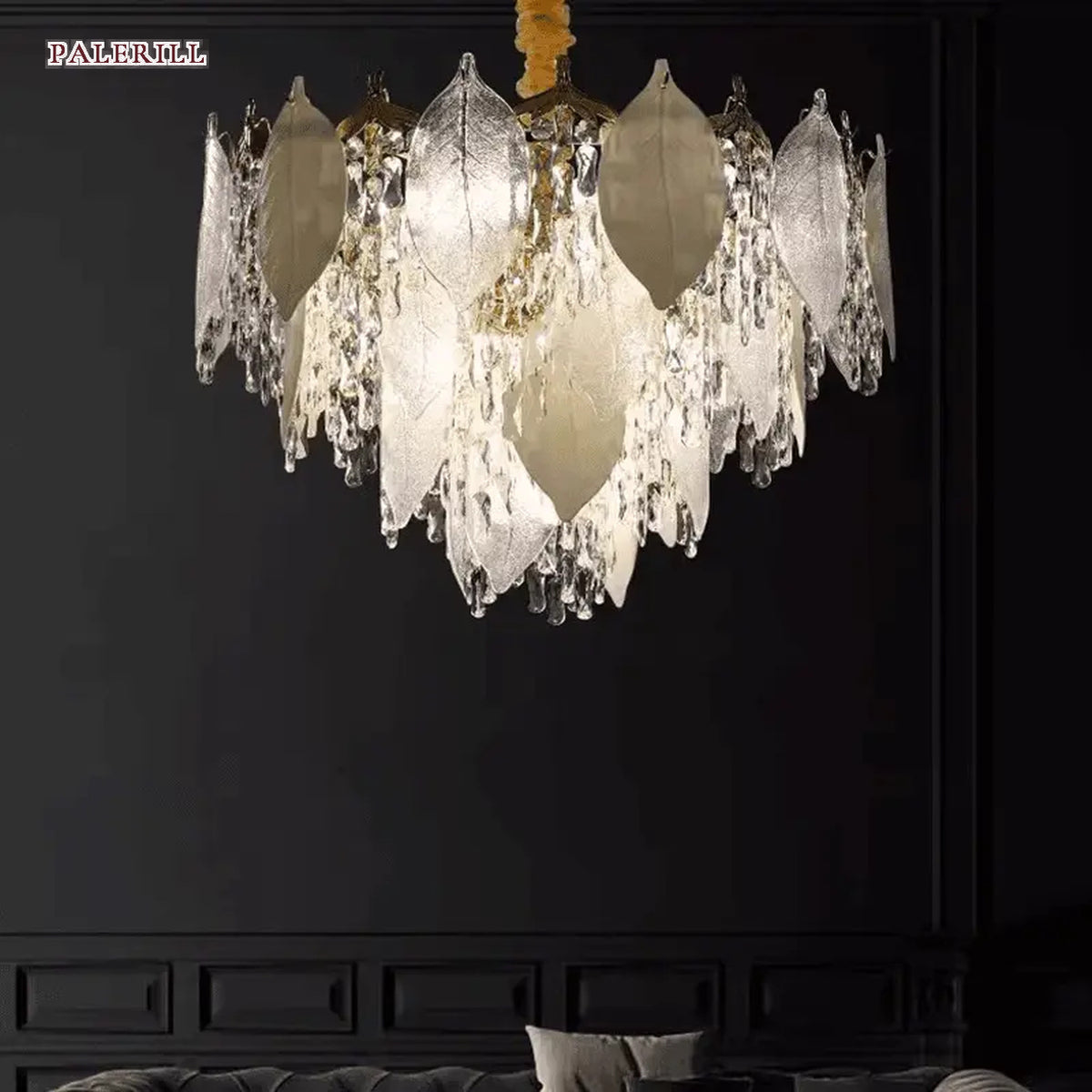 AM0485 — Light Luxury Crystal Chandelier for Living Rooms