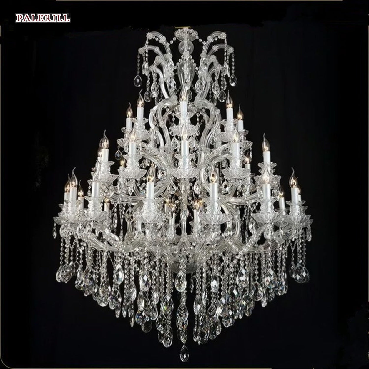AM0747 — European Candle Crystal Chandelier for Living Rooms & Dining Rooms