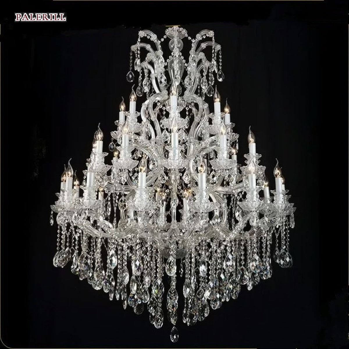 AM0747 — European Candle Crystal Chandelier for Living Rooms & Dining Rooms