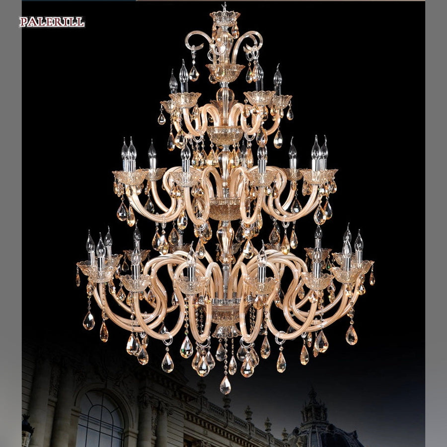 AM0756 — European Duplex Crystal Chandelier for Hotels & Ballrooms